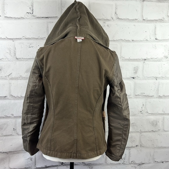 Max & Co 100% Cotton Hooded Jacket Brown - Picture 11 of 14